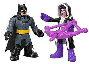 Mini-Figuras Imaginext - Batman e Huntress - DC Comics - Mattel