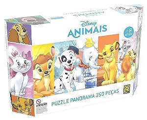 Quebra Cabeça 350 Peças (+8 anos) - Animais - Disney - Grow