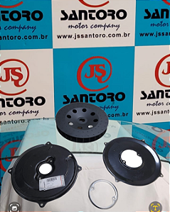 Kit Chapa Ventoinha Alternador Vw Ar Fusca 1300 1500 1600