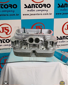 CABEÇOTE ORIGINAL VOLKSWAGEM 1600 6 ALETAS/ SEM VALVULAS