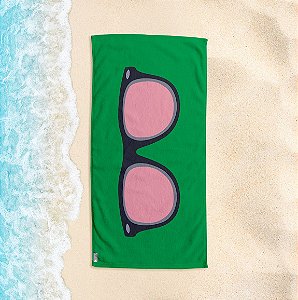 Toalha de Praia Yuzo 70x140cm Verde Sunglasses