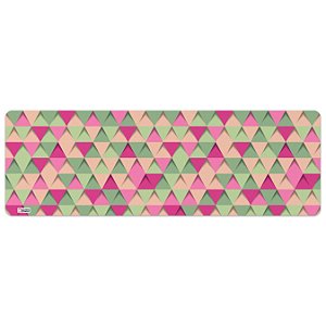 Tapete de Cozinha Avulso 40x120 Xadrez Rosa - Yuzo Decorações