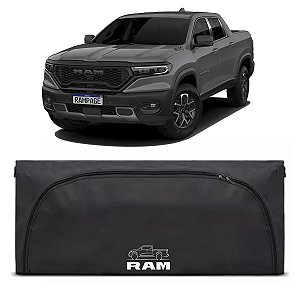 Bolsa Caçamba Ram Rampage 350 Lts Premium Abertura Frontal Em Arco Instala Sem Furar A Caçamba Maleiro