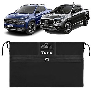 Bolsa Caçamba Fiat Toro Impermeável 450 Lts Reforçada Premium Maleiro Caminhonete Pickup Instala Fácil Sem Furar A Caçamba Maleiro