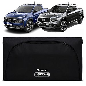 Bolsa Caçamba Fiat Toro Ultra Impermeável 450 Lts Premium Maleiro Pickup Caminhonete Instala Fácil Sem Furar a Caçamba Fiat Toro
