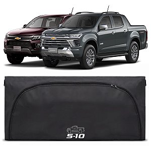 Bolsa Caçamba Chevrolet S10 420 Lts Premium Maleiro Pickup Caminhonete Instala Fácil Sem Furar A Caçamba