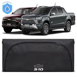 Bolsa Caçamba Chevrolet S10 Impermeável 420 Lts Premium Maleiro Pickup Caminhonete Instala Fácil Sem Furar A Caçamba
