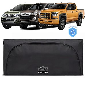 Bolsa Caçamba Mitsubishi Triton L200 Impermeável 420 Lts Premium Instala Sem Furar A Caçamba Maleiro Pickup Caminhonete