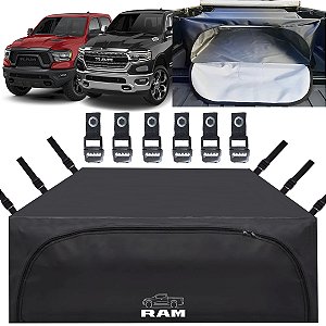 Bolsa Caçamba Dodge Ram Classic 1500 2500 3500 Impermeável 708 Lts Premium Instala Sem Furar A Caçamba Maleiro Pickup Caminhonete Dodge Ram