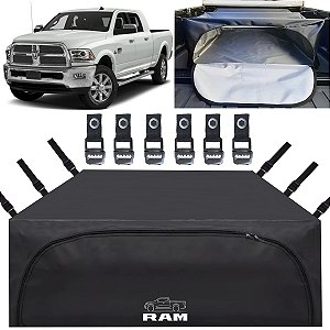 Bolsa Caçamba Dodge Ram 2500 3500 1500 Classic Impermeável 708 Lts Premium Instala Sem Furar A Caçamba Maleiro Pickup Caminhonete Dodge Ram