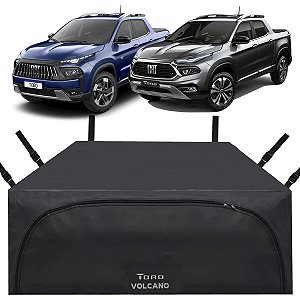 Bolsa Fiat Toro Volcano Impermeável Caçamba Inteira 660 Lts Abertura Frontal Reforçada Instala Fácil - Endurance Freedom Volcano Ranch Ultra
