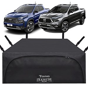 Bolsa Fiat Toro Ranch Impermeável Caçamba Inteira 660 Lts Abertura Frontal Reforçada Instala Fácil - Endurance Freedom Volcano Ranch Ultra
