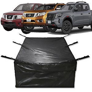 Bolsa Caçamba Nissan Frontier 100% Impermeável 640 Lts Premium Instala Fácil Sem Furar A Caçamba