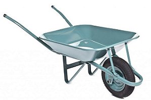 CARRIOLA C/PNEU e CÂMARA - AZUL- METALPAMA