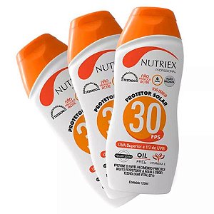 BLOQUEADOR SOLAR UV FPS 30 120G - NUTRIEX (un.)