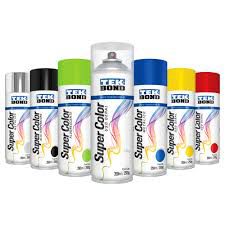 Tinta Spray Uso Geral Super Color - TEK BOND  (cores variadas)