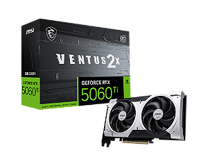 Placa de vídeo MSI GeForce RTX 5060 Ti VENTUS 2X OC PLUS 8GB DLSS4