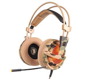 Headset Gamer 7.1 Surround som Estéreo