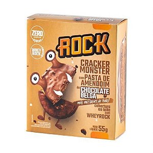 Cracker Monster com Pasta de Amendoim 55g - Chocolate Belga
