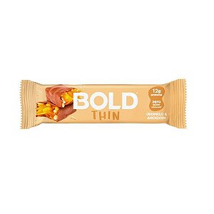 Barra de Proteína Bold Thin - Caramelo e Amendoim 40g