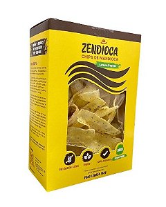 Zendioca Lemon Pepper - Chips de Mandioca