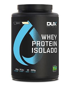 Whey Protein Isolado Dux - Pote 900g Sabor Chocolate