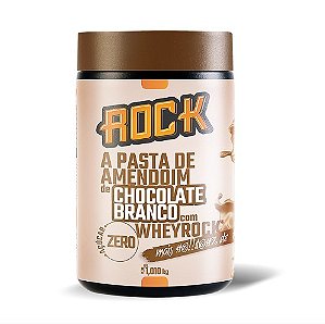 Pasta de Amendoim Rock - 1,010kg Sabor Chocolate Branco