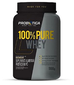 Whey Protein 100% Pure - Probiótica 900g