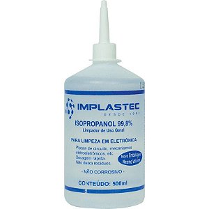 Álcool Isopropílico Implastec 500ML 99,8%