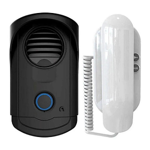 Porteiro Eletronico Slim S100 Branco ou Preto