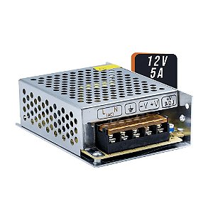 Fonte Cftv Colmeia 12V 5A Max Amper