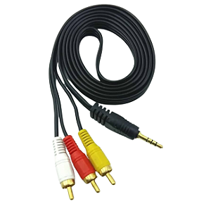 Cabo P2 X 3RCA  Kapbom KAP-AV-13