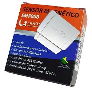 Sensor Magnético De Abertura Lider SM7000