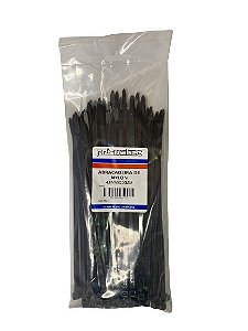 Abraçadeira De Nylon 4,8MM X 200MM 100UN Preta Prismatec