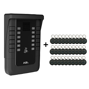 Kit Porteiro Coletivo S-500-12 12 pontos + 30 tags