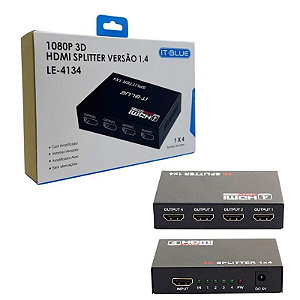 Splitter HDMI 1x4 1080P IT-BLUE LE-4134