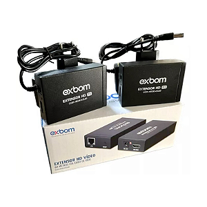 Extensor HDMI Por Cabo De Rede Cat5E Exbom 60 Metros