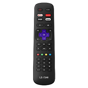 Controle Aoc Le-7246 Roku C/Netflix/Globo Play/ Dazn/Deezer