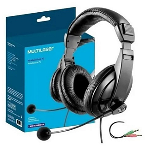 HEADSET GIANT MULTILASER PH049 CONEXAO P2