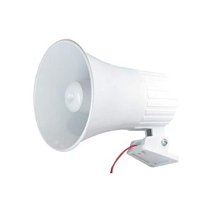Sirene Corneta 20W 120DB Branca SB-12B Morey
