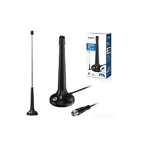 Antena Para Tv Digital Com Base Magnética Exbom AN-Z25