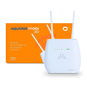 Aquário MD-4000 Modem Roteador Com Wifi 4g Branco