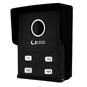 Porteiro Eletronico Coletivo 4 Pontos Smart LR804 Líder