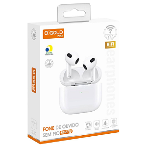 Fone De Ouvido Sem Fio Agold Bluetooth V5.4 IPx4 FN-BT10