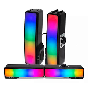 Caixa De Som Barra Led RGB 10W Knup KP-R0825