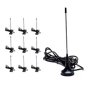 kit Com 10 Antenas Internas Para TV Digital Exbom Revenda