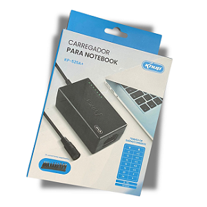 Fonte universal para notebook - KNUP KP-525A+