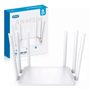 Roteador Repetidor Wi-fi Gigabit Wifi Rede Ap 6 Antenas