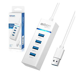 Hub Usb 3.0 4 Portas UH-30A Exbom