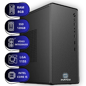 Computador: Intel Core I5, Ram 8GB, Hd SSD 120GB, Lga 1155